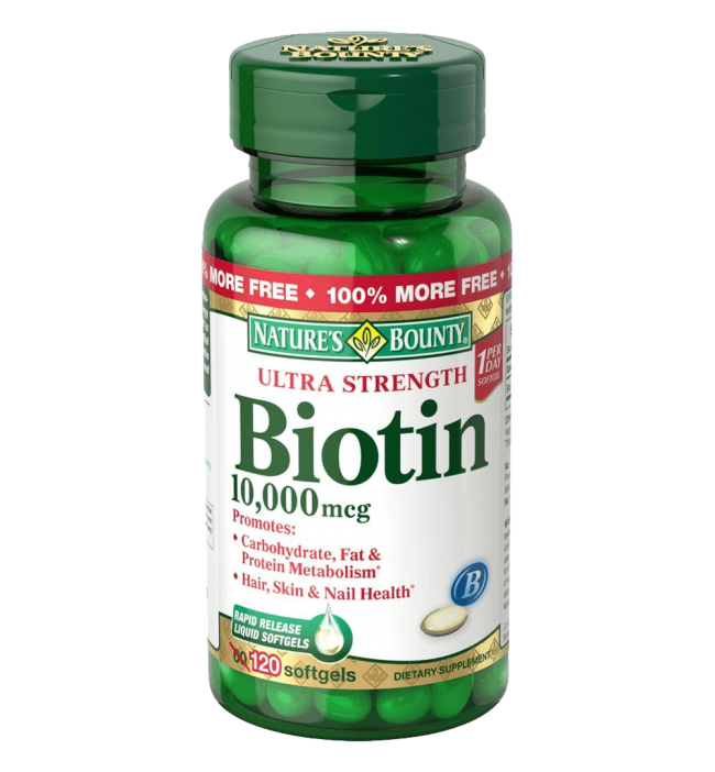 Nature's Bounty Biotin 10000 MCG Softgels 120 Count