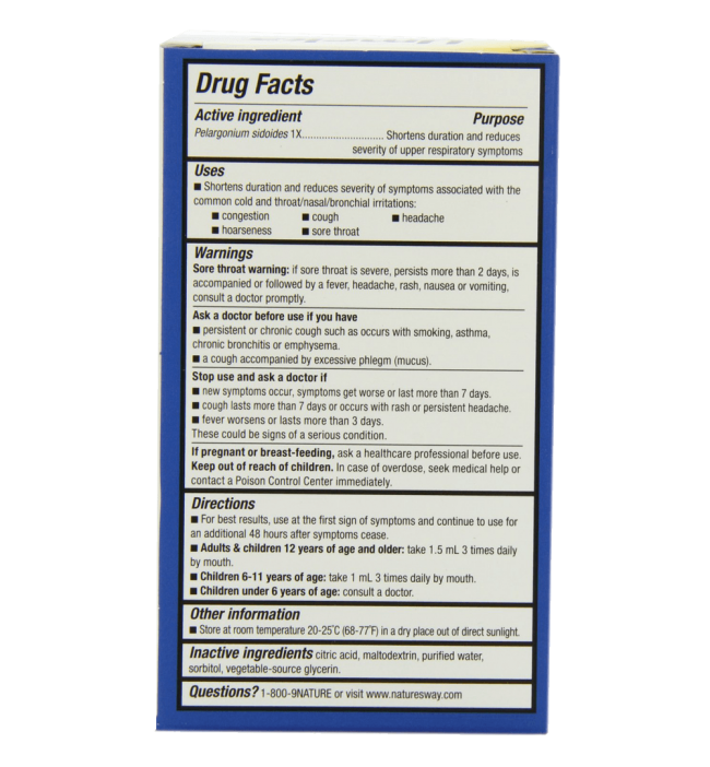 Nature's Way Umcka Original Alcohol Free Drops 2 Ounce