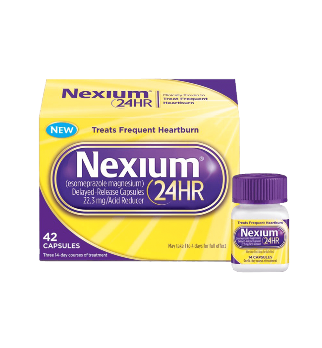 Nexium 24HR Capsules 42 Count