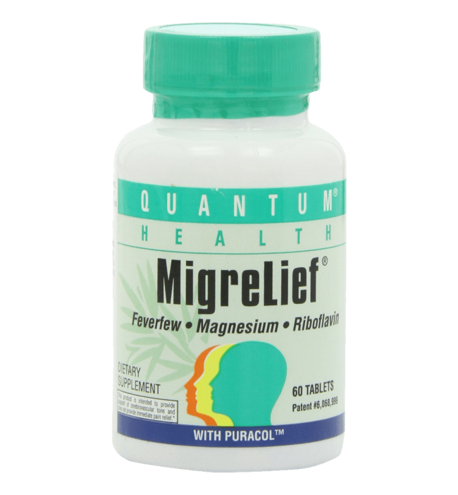 Quantum Migrelief 60 Tabs 1 Bottle