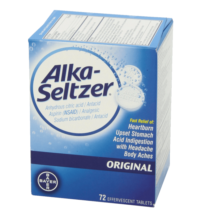 Alka-seltzer Original Effervescent Tablets 72-Count