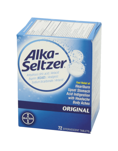 Alka-seltzer Original Effervescent Tablets 72-Count