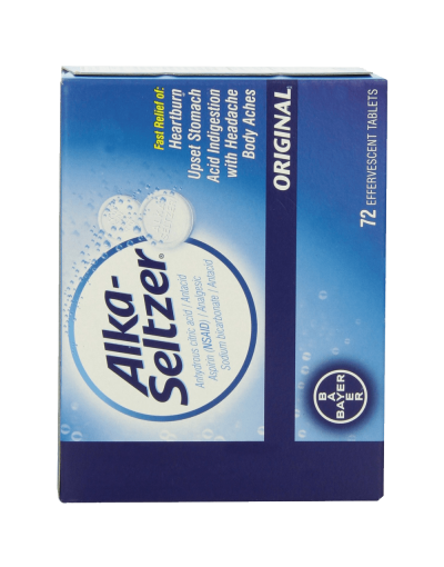 Alka-seltzer Original Effervescent Tablets 72-Count