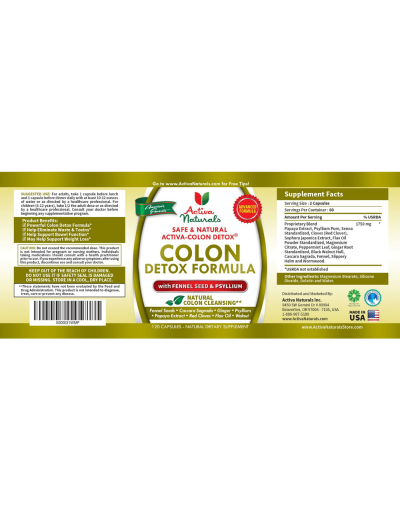 Best Colon Detox Formula - Advanced Colon Detox Supplement