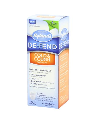 Hyland's Defend Cough and Cold 8 Ounce