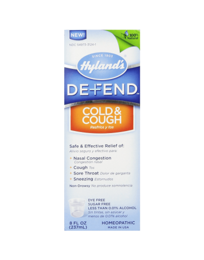 Hyland's Defend Cough and Cold 8 Ounce
