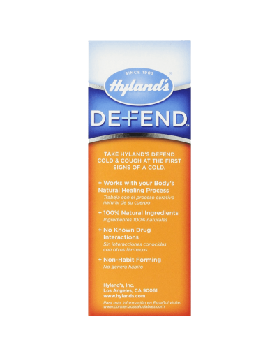 Hyland's Defend Cough and Cold 8 Ounce