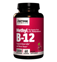 Jarrow Formulas Methylcobalamin (Methyl B12) 5000mcg 60 Lozenges