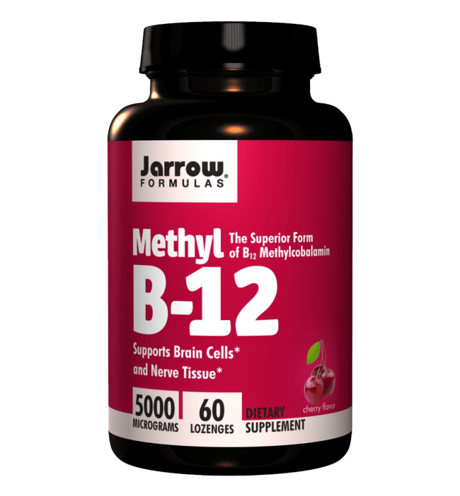Jarrow Formulas Methylcobalamin (Methyl B12) 5000mcg 60 Lozenges