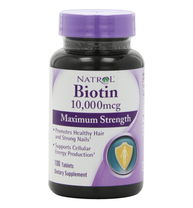 Natrol Biotin 10000 mcg Maximum Strength Tablets 100-Count